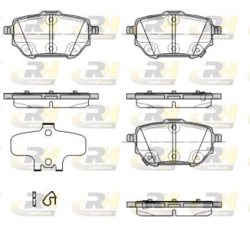Гальмівні колодки дискові ROADHOUSE 21937.02