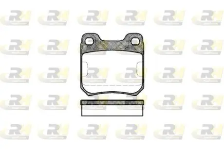 Тормозные колодки дисковые ROADHOUSE 2239.00