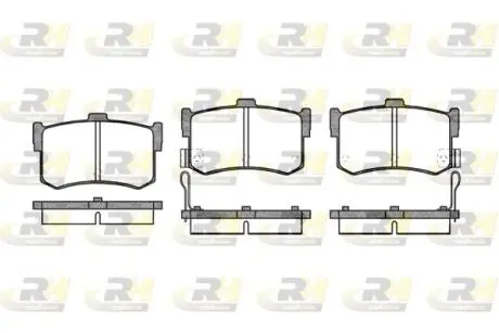 Гальмівні колодки дискові ROADHOUSE 2242.02