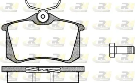 Гальмівні колодки дискові ROADHOUSE 2263.00