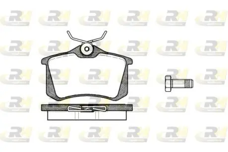 Гальмівні колодки дискові ROADHOUSE 2263.10