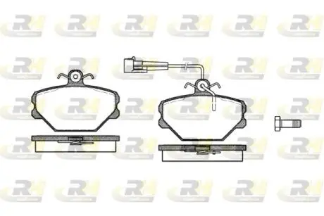 Тормозные колодки дисковые ROADHOUSE 2264.02