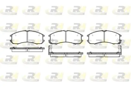 Гальмівні колодки дискові ROADHOUSE 2273.02
