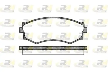 Гальмівні колодки дискові ROADHOUSE 2287.00