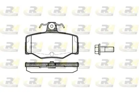 Гальмівні колодки дискові ROADHOUSE 2343.00