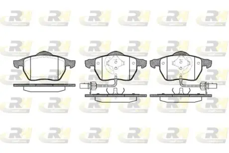 Тормозные колодки, дисковый тормоз.) ROADHOUSE 239052