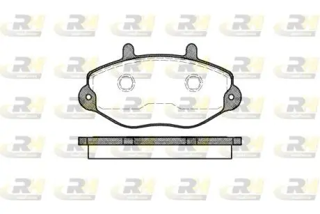Колодки передние T15, 92-00 ROADHOUSE 239200