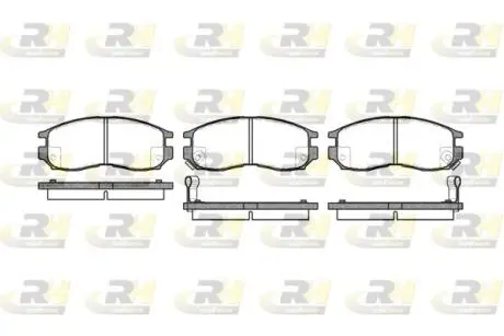 Гальмівні колодки дискові ROADHOUSE 2460.02