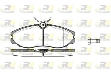 Гальмівні колодки дискові ROADHOUSE 2462.00