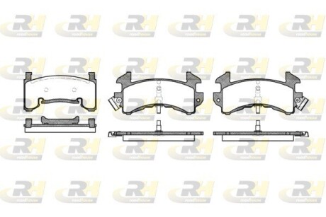 Гальмівні колодки дискові ROADHOUSE 2515.00