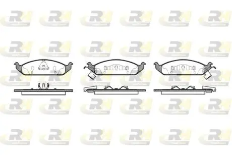 Гальмівні колодки дискові ROADHOUSE 2570.02