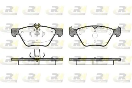 Гальмівні колодки дискові ROADHOUSE 2601.00