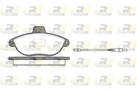 Гальмівні колодки дискові ROADHOUSE 2602.02