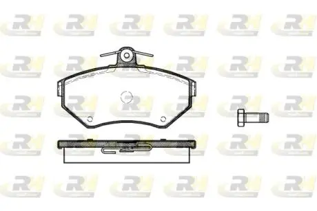 Гальмівні колодки дискові ROADHOUSE 2631.10