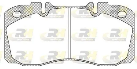 Тормозные колодки, дисковый тормоз.) ROADHOUSE 264000