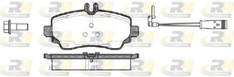 Гальмівні колодки, дискове гальмо (набір) ROADHOUSE 265022