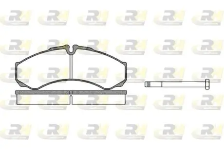 Тормозные колодки дисковые ROADHOUSE 2651.00