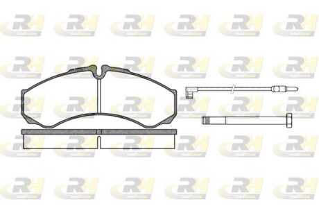 Тормозные колодки, дисковый тормоз.) ROADHOUSE 265102