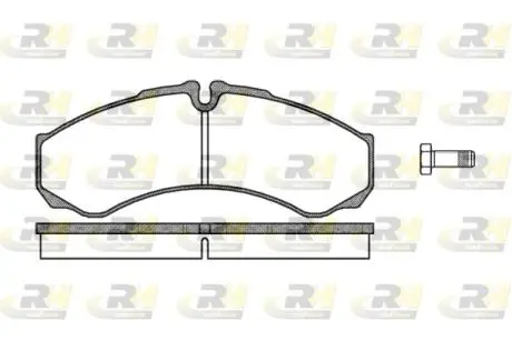 Тормозные колодки, дисковый тормоз.) ROADHOUSE 265110