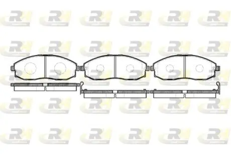 Тормозные колодки дисковые ROADHOUSE 2703.02