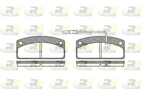 Тормозные колодки, дисковый тормоз.) ROADHOUSE 272502