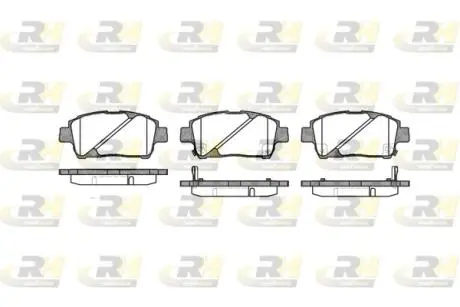 Гальмівні колодки дискові ROADHOUSE 2740.02