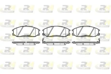 Тормозные колодки, дисковый тормоз.) ROADHOUSE 277122