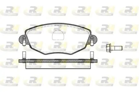 Гальмівні колодки дискові ROADHOUSE 2776.00