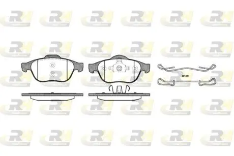 Гальмівні колодки дискові ROADHOUSE 2843.00