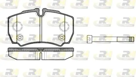 Гальмівні колодки дискові ROADHOUSE 2849.10
