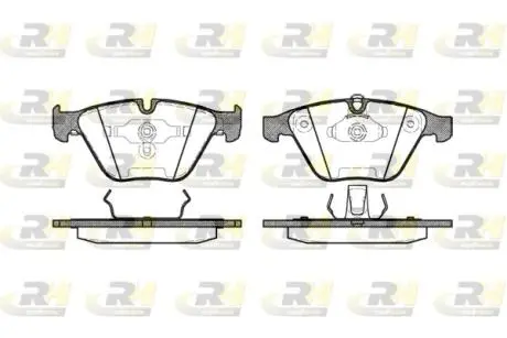 Гальмівні колодки дискові ROADHOUSE 2857.00