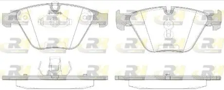 Гальмівні колодки дискові ROADHOUSE 2857.50