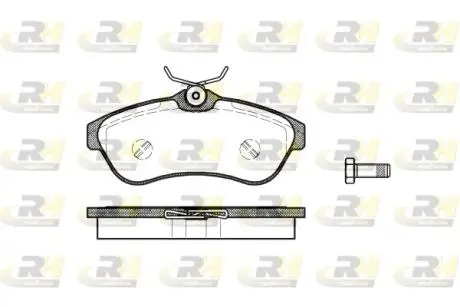 Гальмівні колодки дискові ROADHOUSE 2880.00