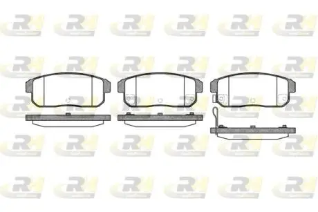 Гальмівні колодки дискові ROADHOUSE 2883.11