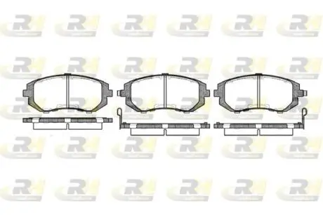 Гальмівні колодки дискові ROADHOUSE 2951.02