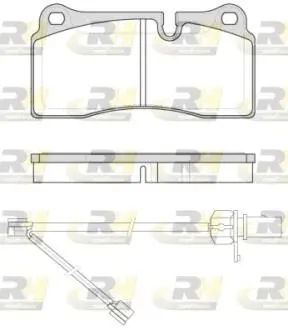Тормозные колодки дисковые ROADHOUSE 2983.21