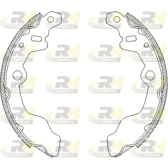 Гальмівні колодки (набір) ROADHOUSE 416400