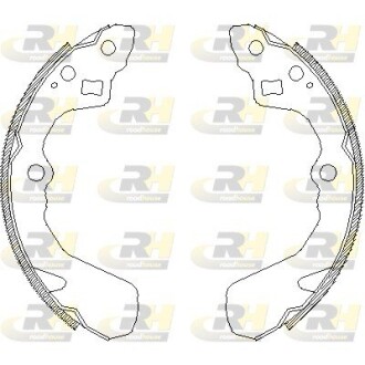 Гальмівні колодки (набір) ROADHOUSE 438600