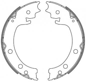 Гальмівні колодки барабанні ROADHOUSE 462900