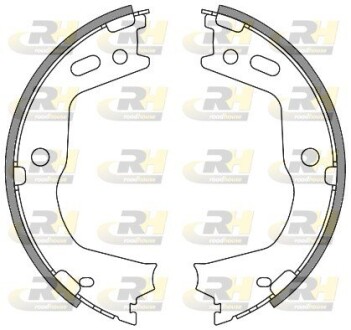 Гальмівні колодки барабанні ROADHOUSE 4666.00
