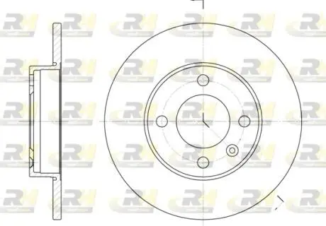 Тормозной диск ROADHOUSE 6086.00