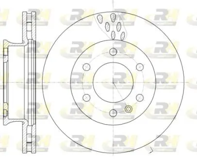 Тормозной диск ROADHOUSE 61034.10