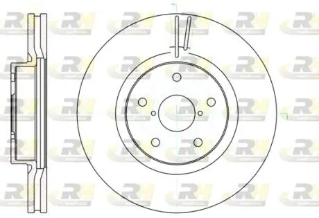 Тормозной диск ROADHOUSE 61041.10