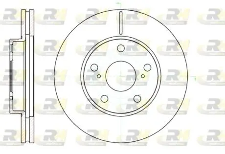 Тормозной диск ROADHOUSE 61043.10