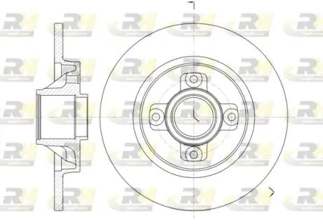 Тормозной диск ROADHOUSE 61058.00