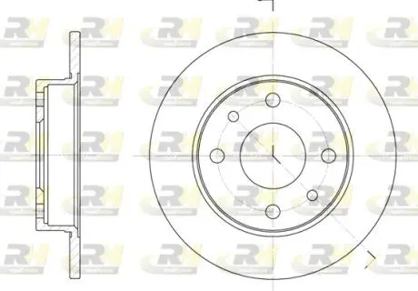 Тормозной диск ROADHOUSE 6110.00