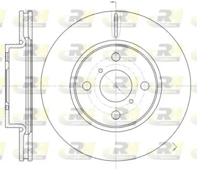 Тормозной диск ROADHOUSE 61169.10