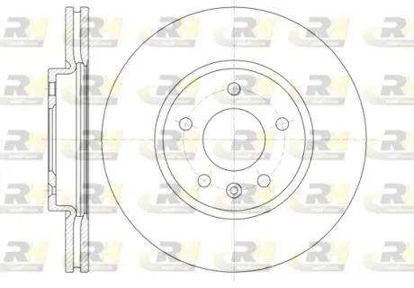 Тормозной диск ROADHOUSE 6131410
