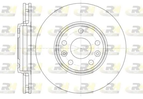 Тормозной диск ROADHOUSE 61344.10