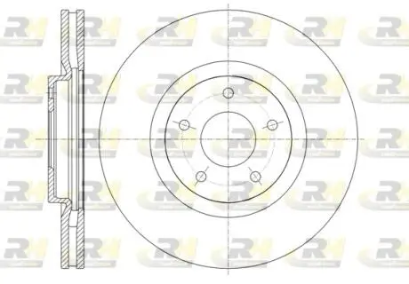 Тормозной диск ROADHOUSE 61349.10